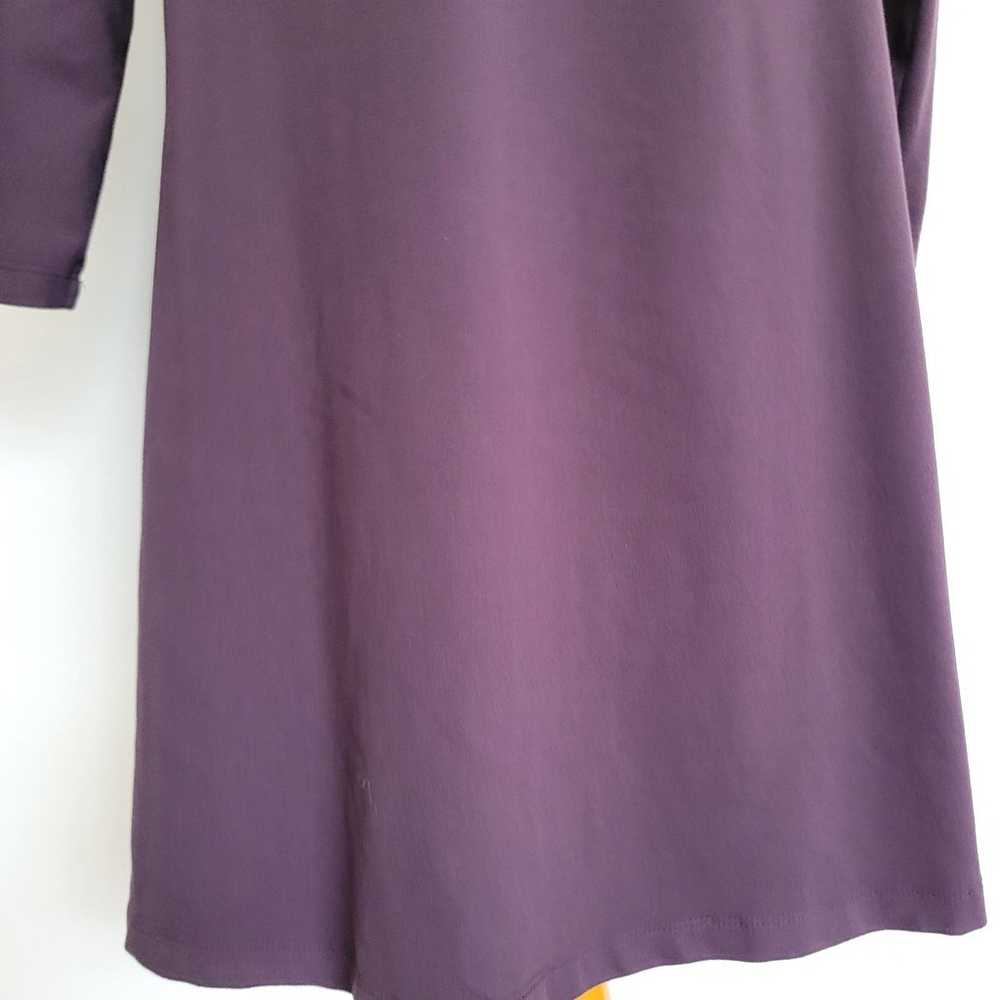 Athleta Cozy Up Dress Long Sleeve Skater Purple S… - image 9