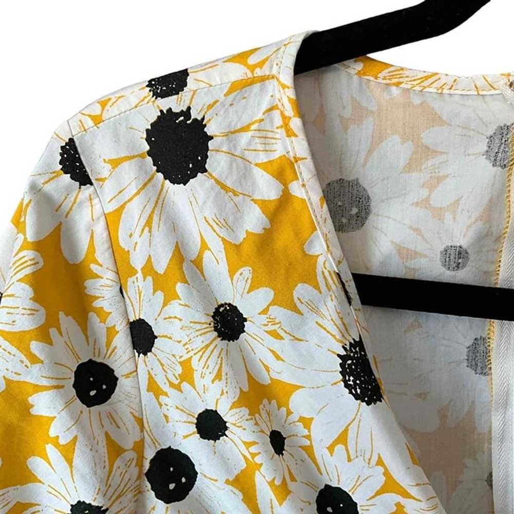 ASOS Sunflower Floral Dress SZ 4 - image 4
