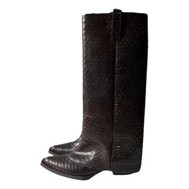 Givenchy Leather cowboy boots - image 1