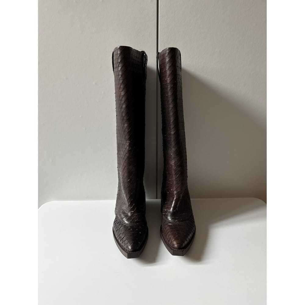 Givenchy Leather cowboy boots - image 3