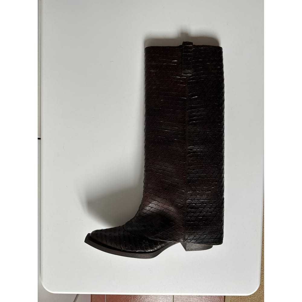 Givenchy Leather cowboy boots - image 4