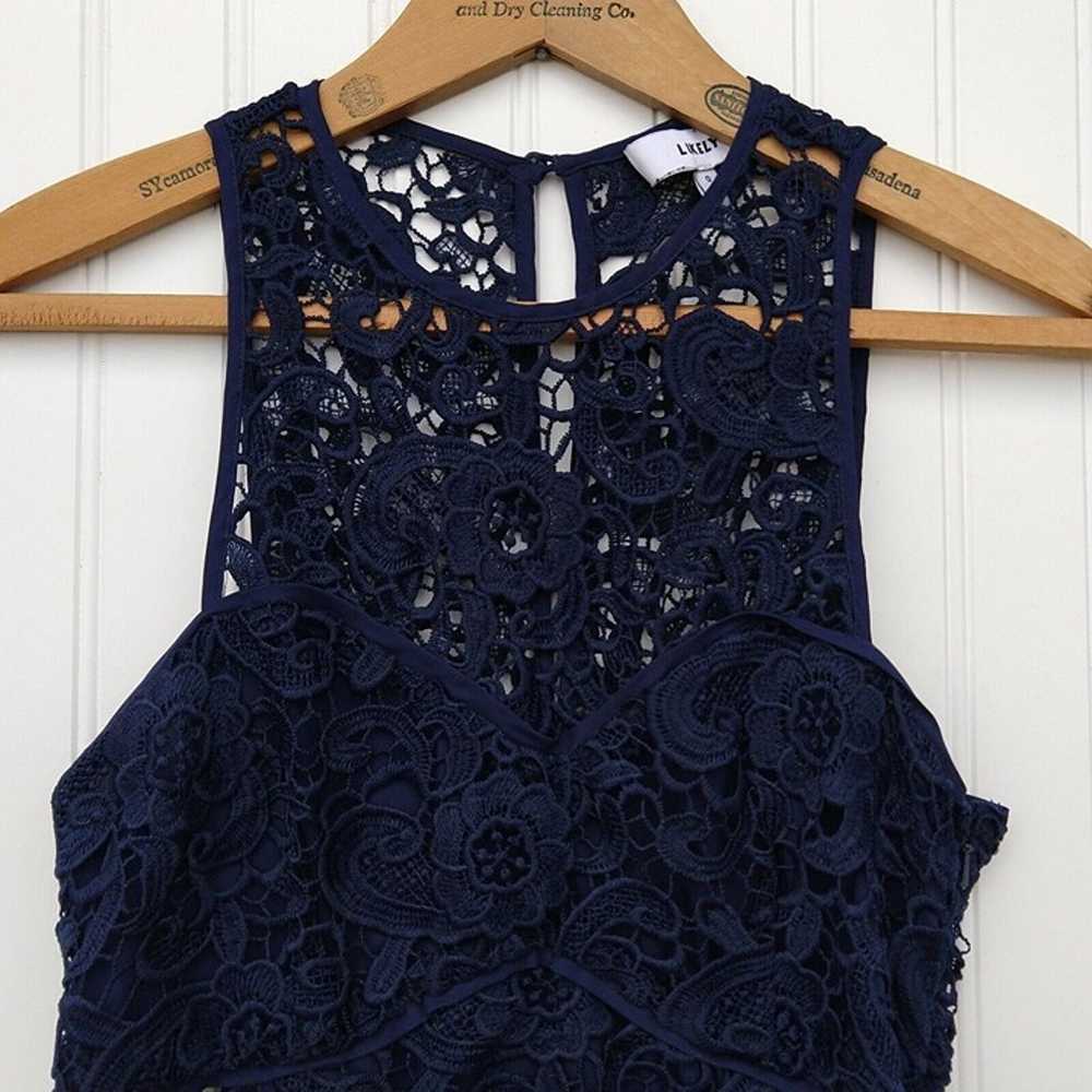 Likely Avenell Guipure Lace Navy Dress Size 0 Sle… - image 5
