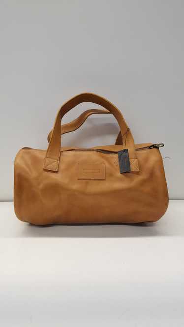 Parker Clay Leather Omo Overnight Bag Rust Brown