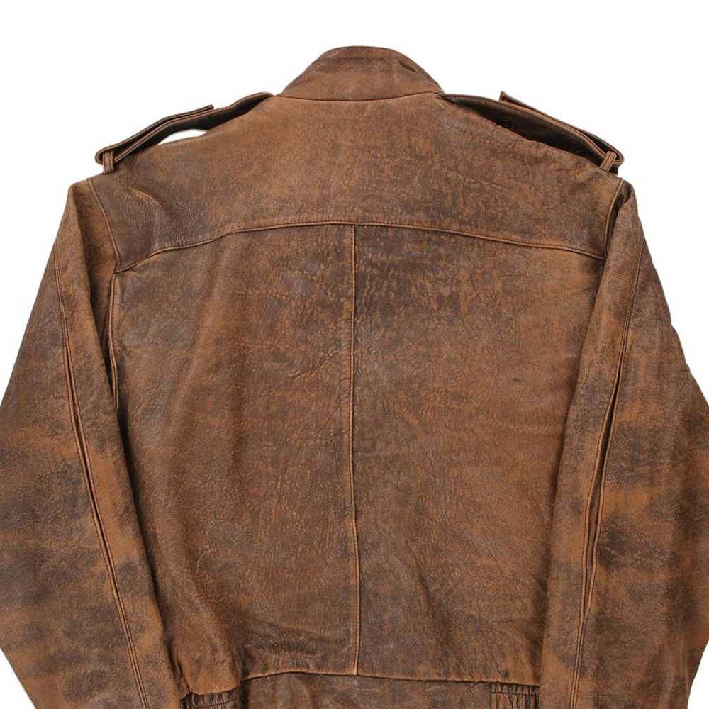 Bermans Leather Jacket - XL Brown Leather - image 5