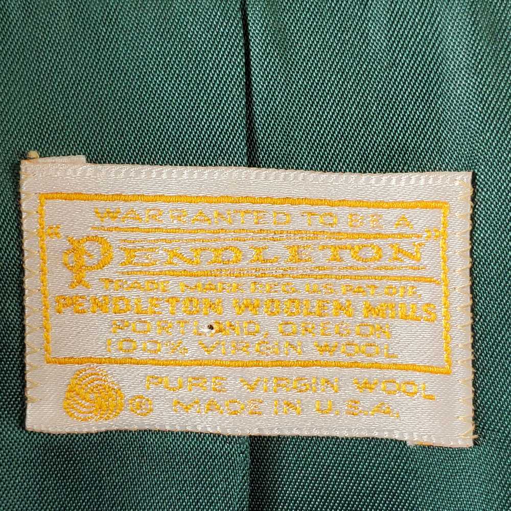 Pendleton Women Green Blazer Sz 12 - image 1