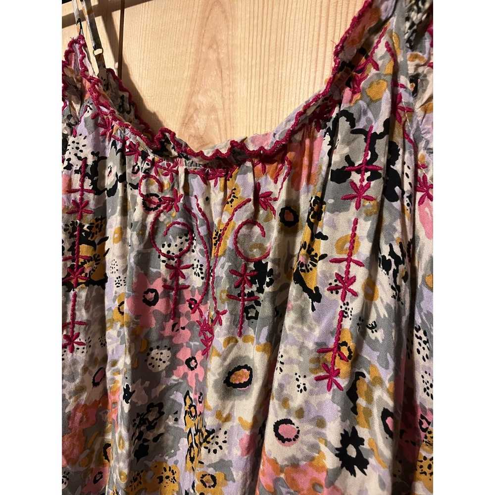 Natural Life Embroidered Vintage Floral Dress Siz… - image 2