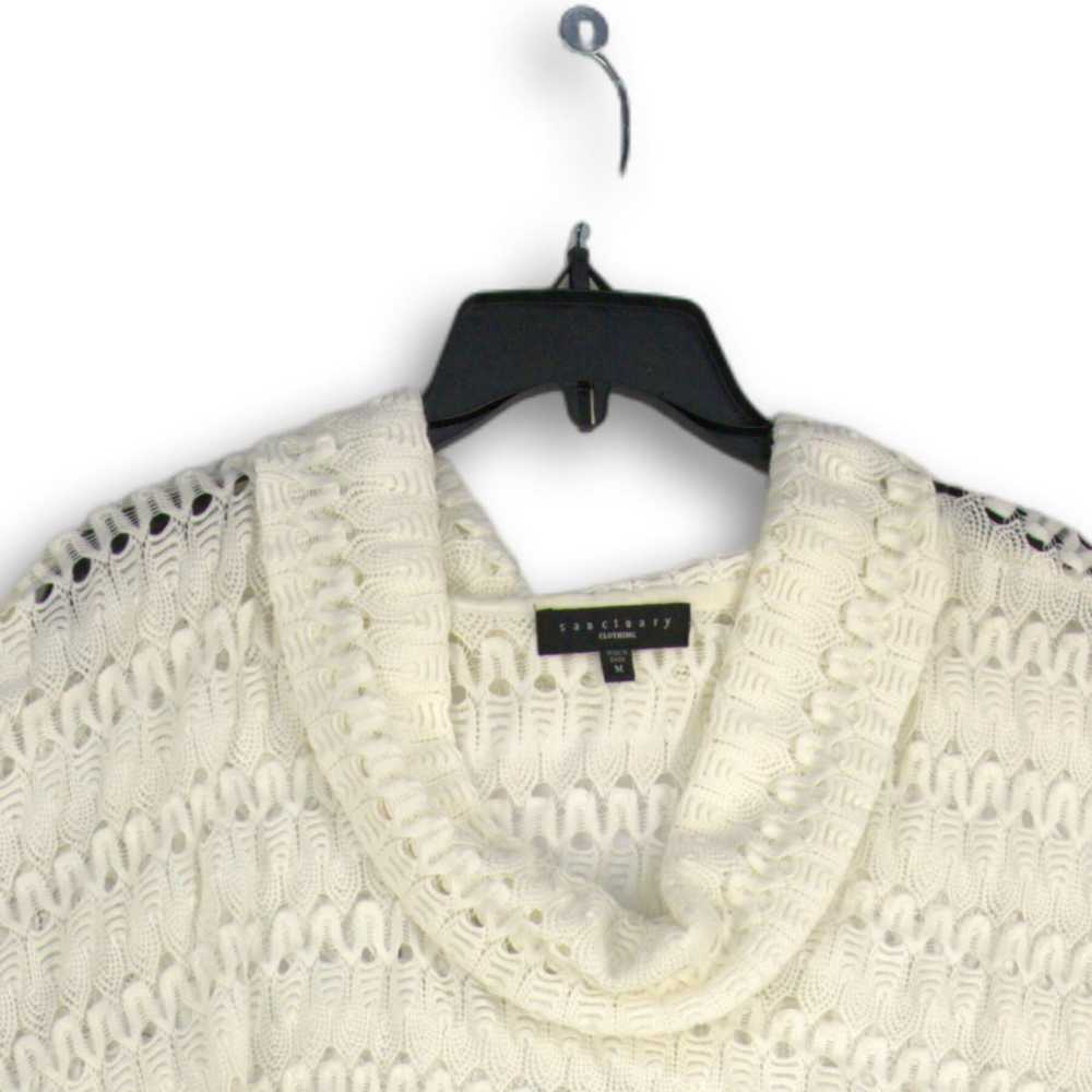 Sanctuary Womens White Crochet Sleeveless Pullove… - image 3