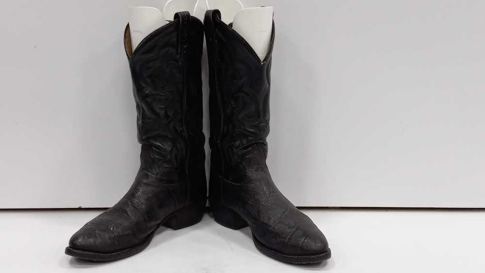 Men's Tony Lama Leather Western Boot Sz 8E - image 2