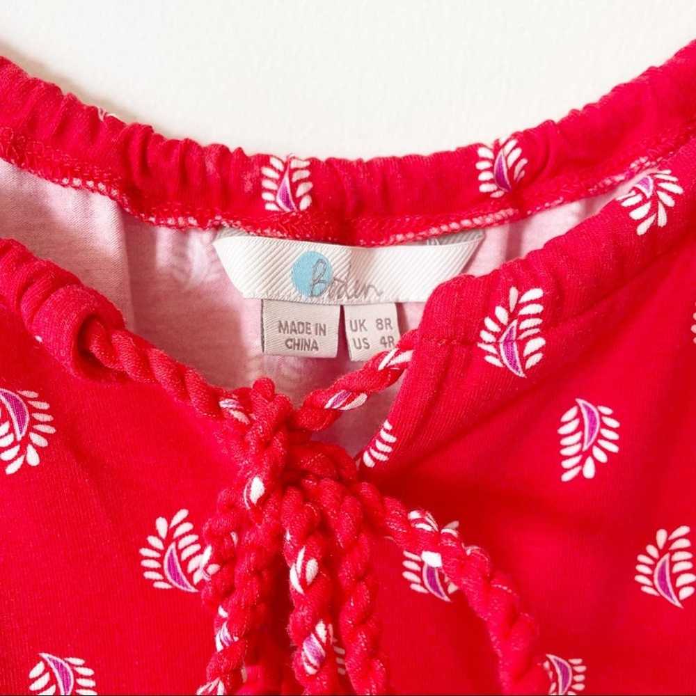 NWOT Boden Sophia Jersey Sundress Red Pop Palm St… - image 8