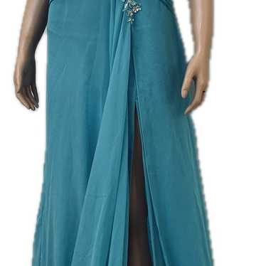 Riva Turquoise High Low Formal Dresses