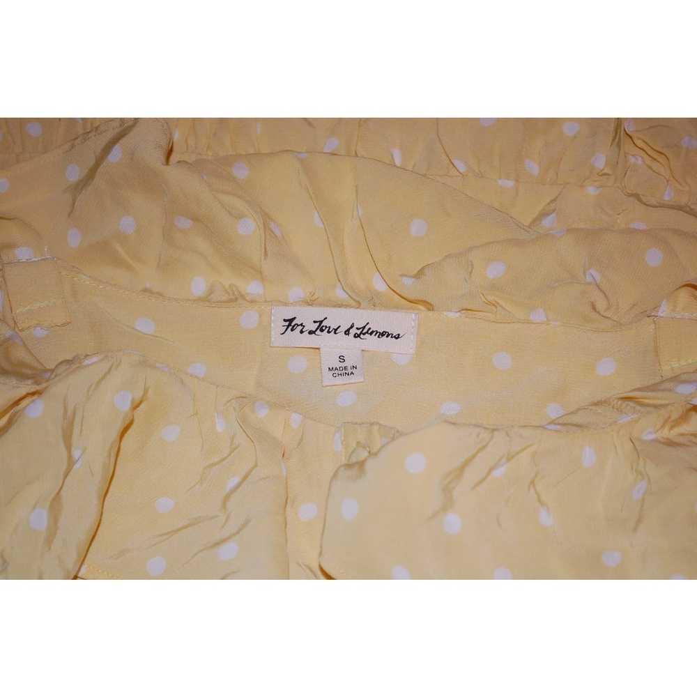For Love & Lemons Limoncello Mini Dress Size Smal… - image 10