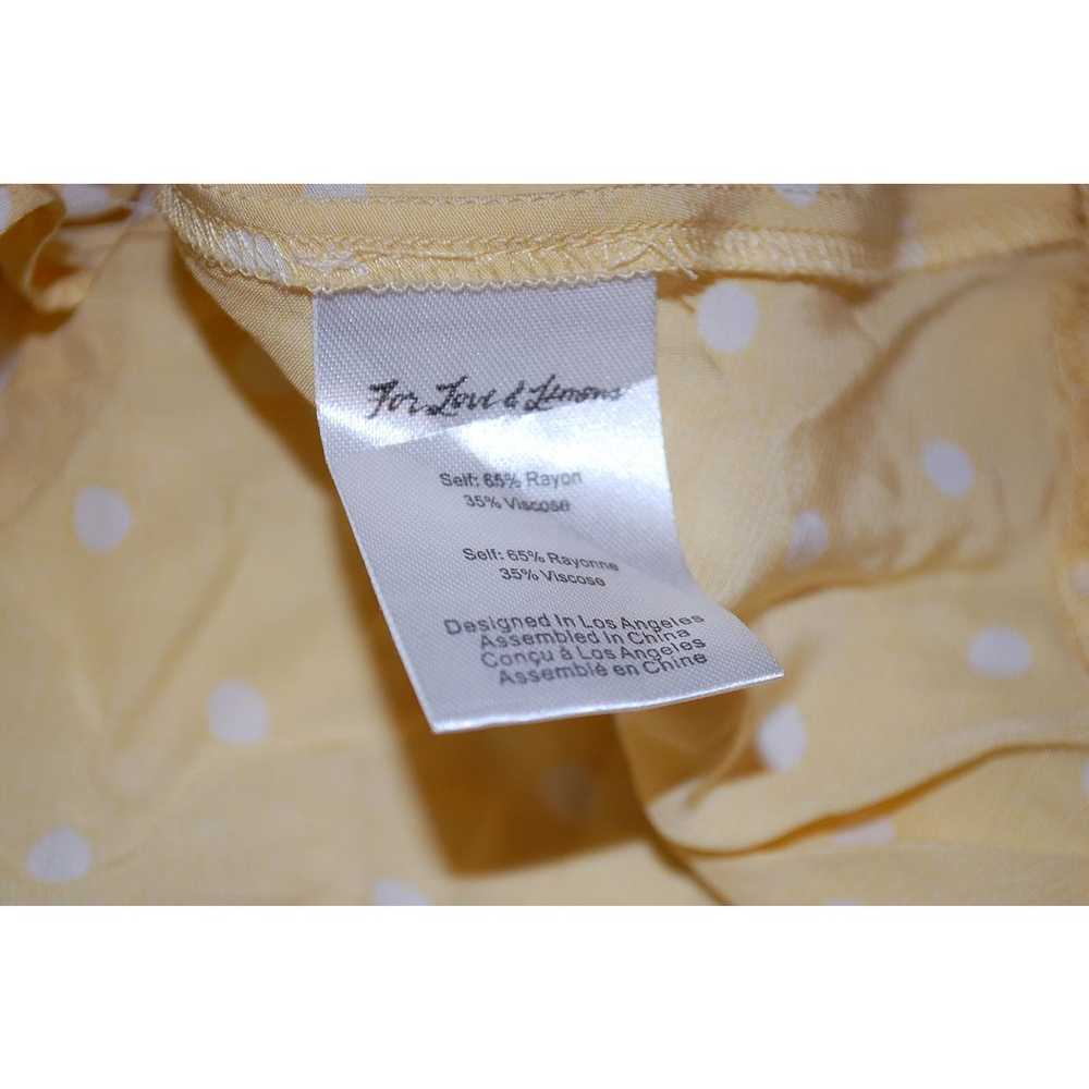 For Love & Lemons Limoncello Mini Dress Size Smal… - image 9