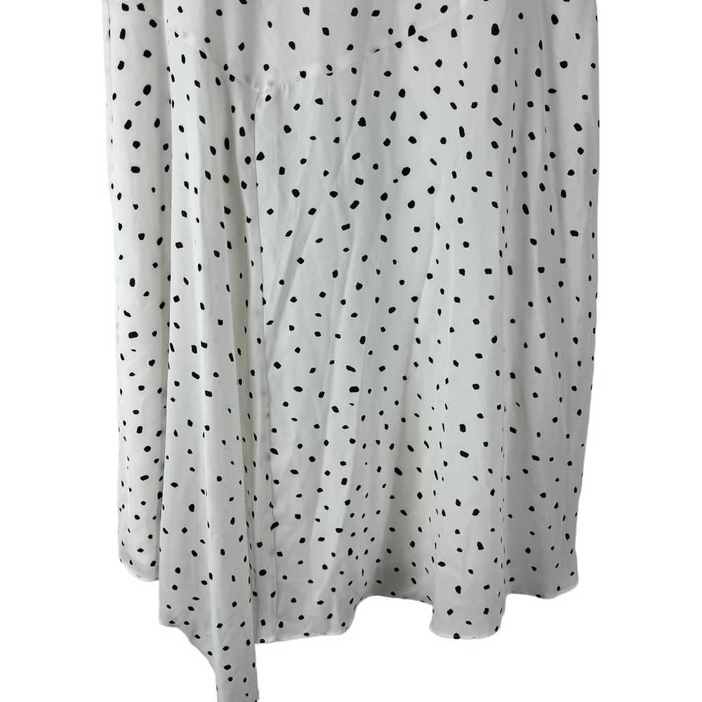 Donna Karan Dress Womens 12 White Black Polka Dot… - image 5