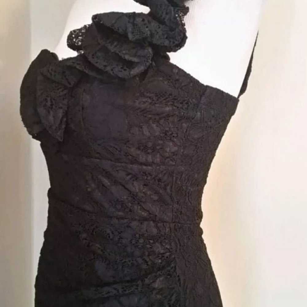 NEW ModCloth Mystic Black Lace Sheath One Shoulde… - image 7