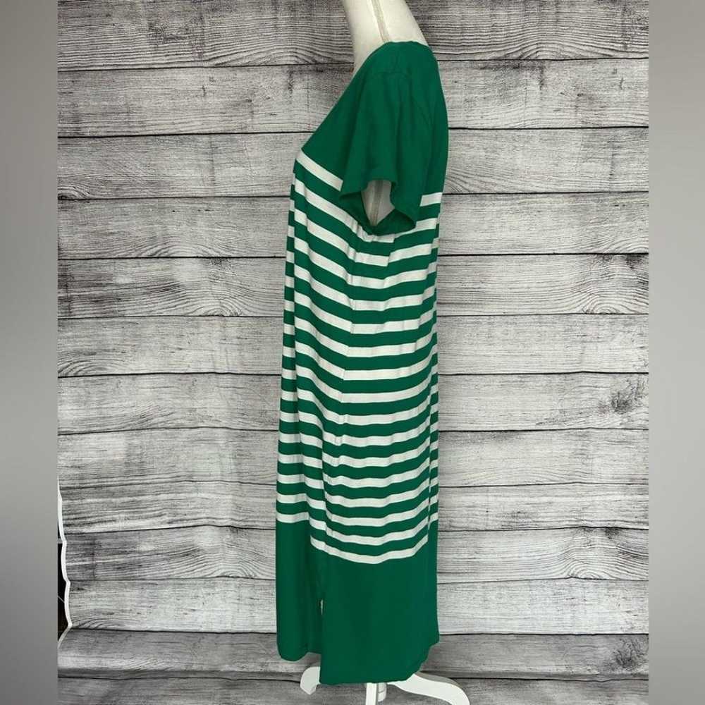 J. Crew T-shirt Dress in Stripe Clover Ivory Liv … - image 10