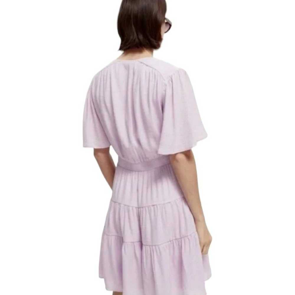 SCOTCH & SODA Paneled Gathered Midi Dress $198 - image 2