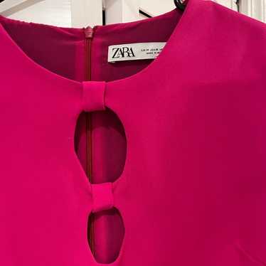 Pink Zara cut out dress