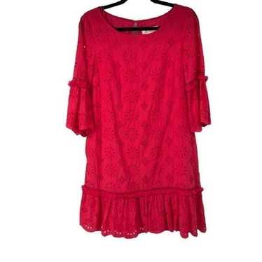 Anthropologie Pink Dani Lace Tunic Dress - image 1