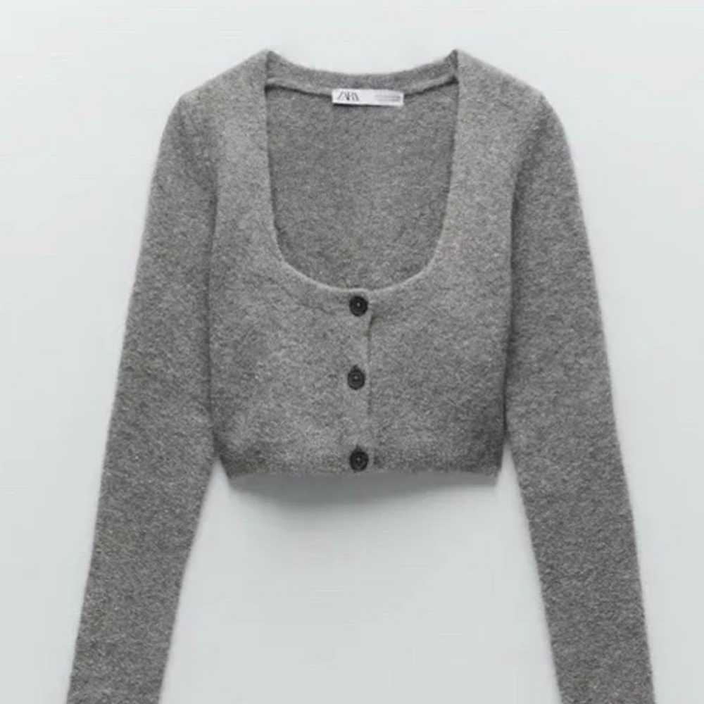 Zara Matching set Knit Cropped Cardigan & Knit mi… - image 3