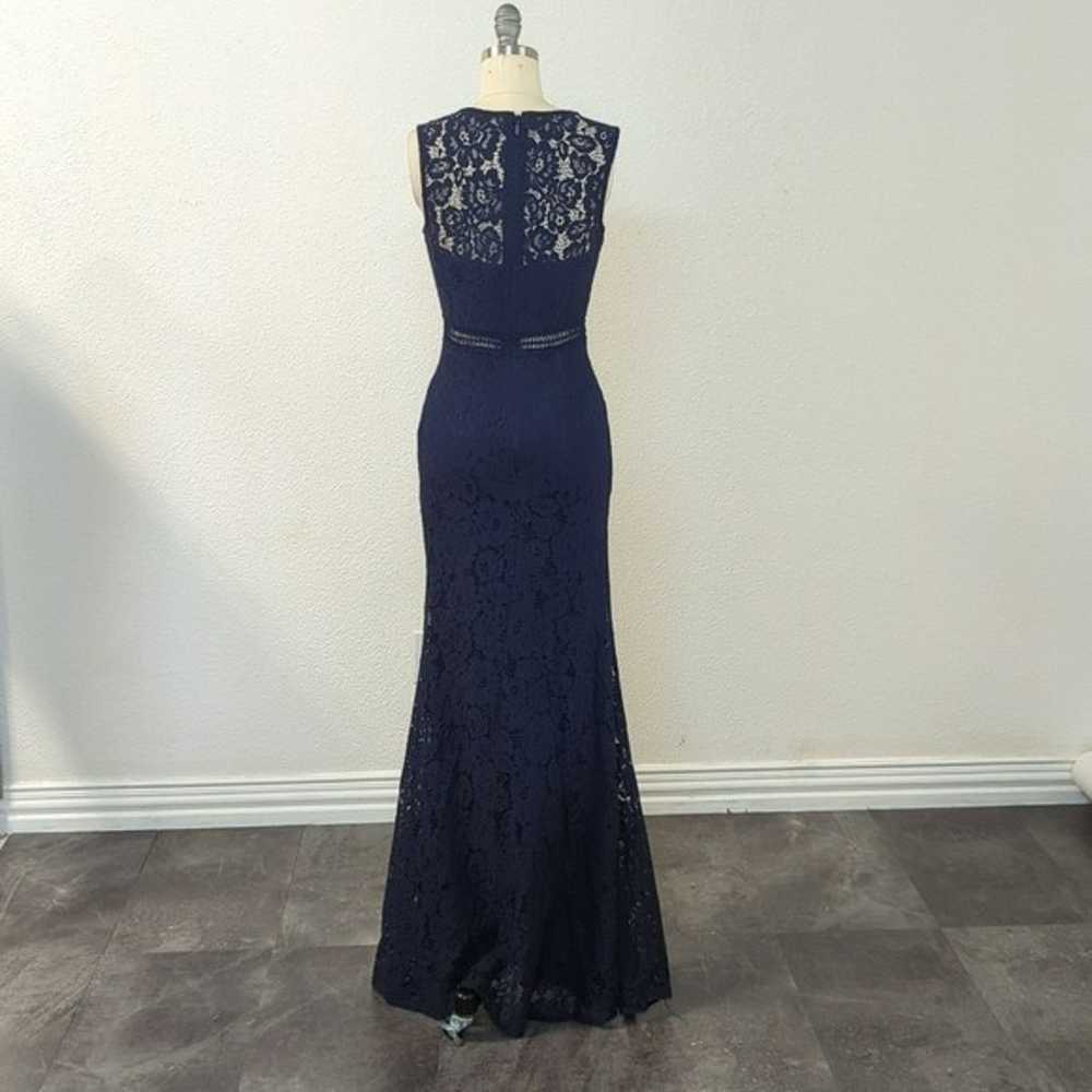Lulus Music of the Heart Lace Mermaid Dress Navy … - image 2