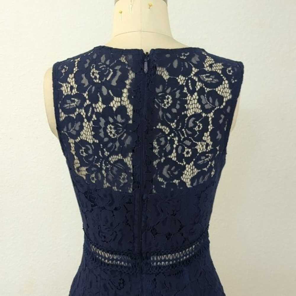 Lulus Music of the Heart Lace Mermaid Dress Navy … - image 4
