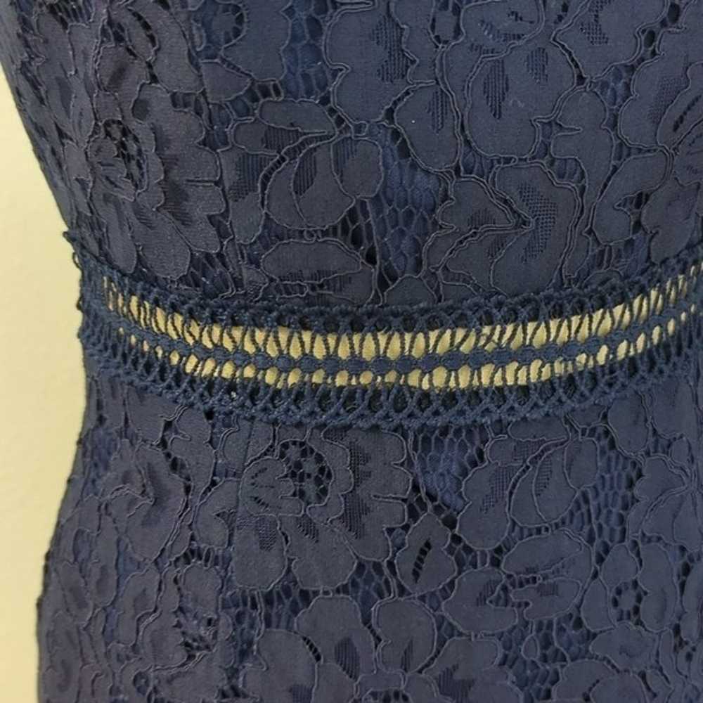 Lulus Music of the Heart Lace Mermaid Dress Navy … - image 5