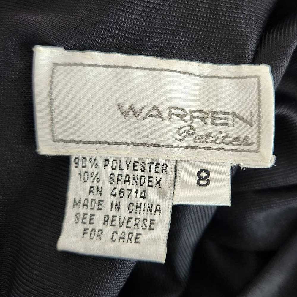 Vintage Warren Velvet & Sheer Column Dress - image 3