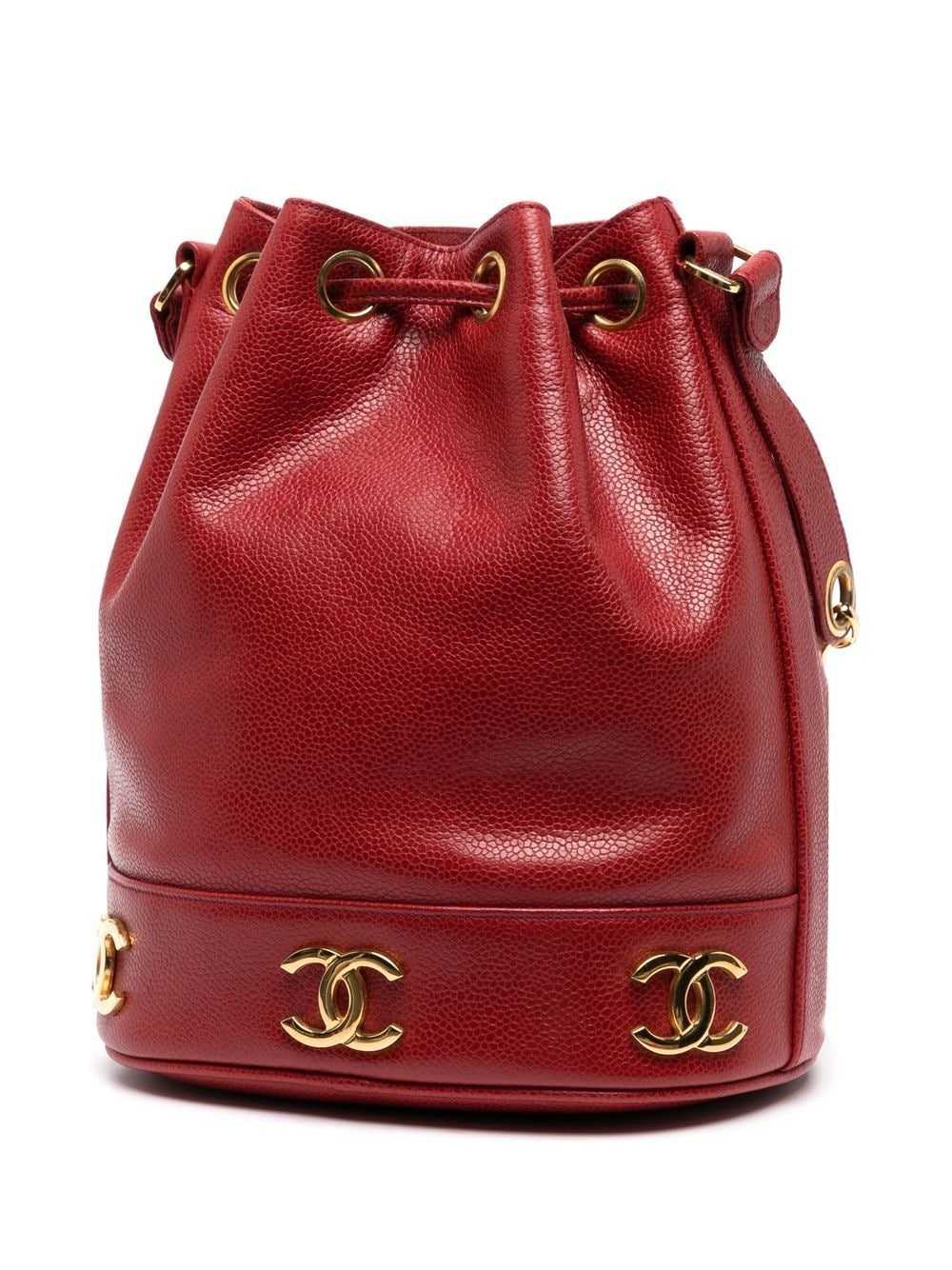 CHANEL Pre-Owned 1992 Triple CC bag - Red - image 3