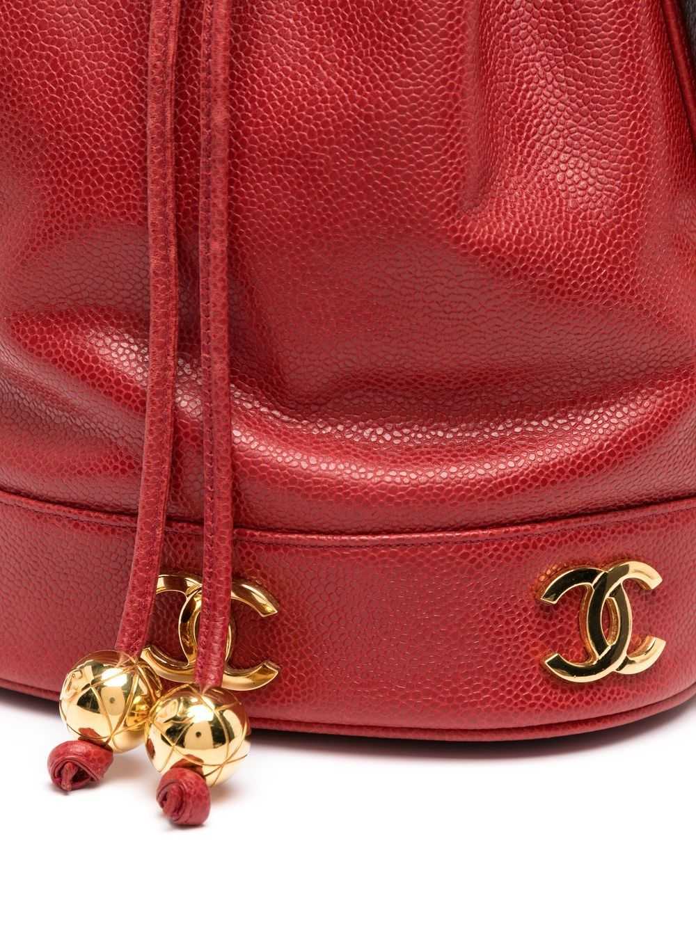 CHANEL Pre-Owned 1992 Triple CC bag - Red - image 4