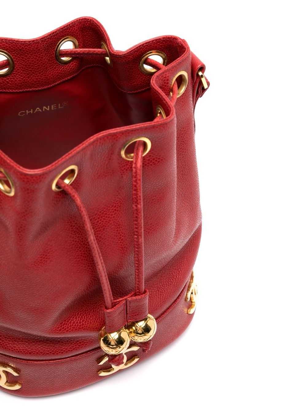CHANEL Pre-Owned 1992 Triple CC bag - Red - image 5