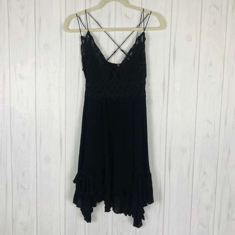 Free People Dress Slip Black Lace Size M NEW - image 6