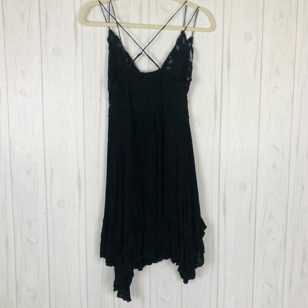 Free People Dress Slip Black Lace Size M NEW - image 7