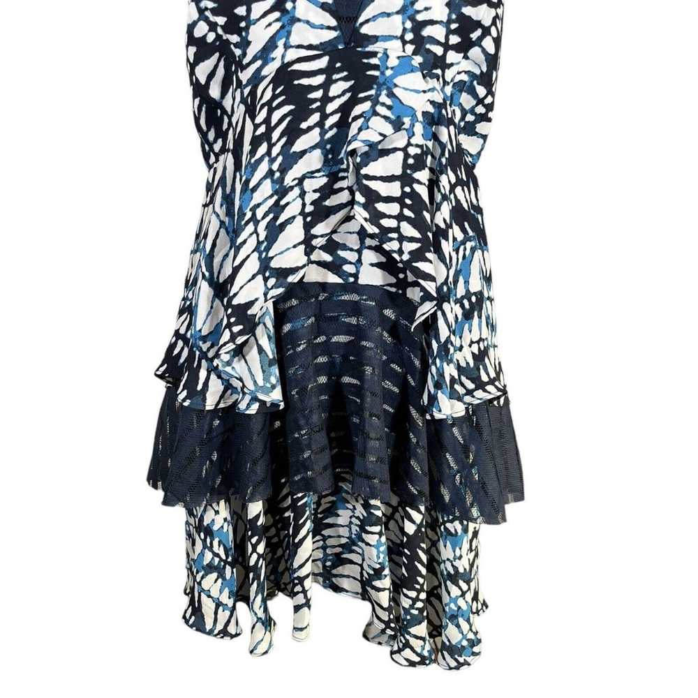Amour Vert Fern Shibori Print Layered Dress 100% … - image 7