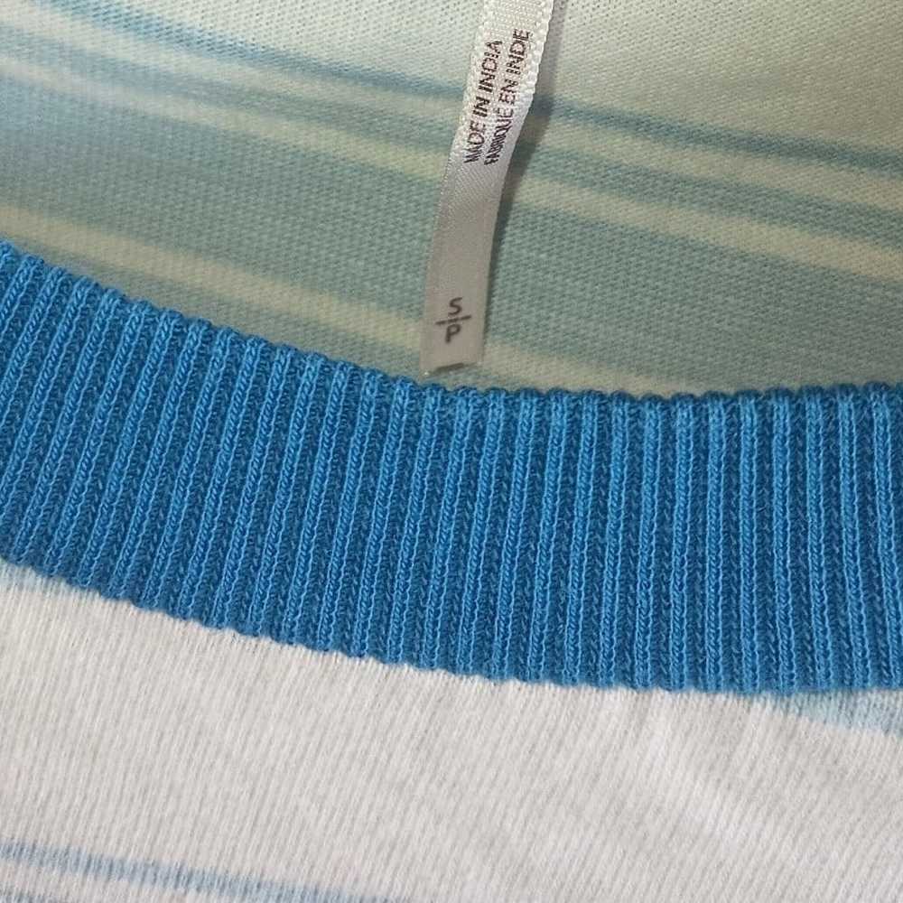 Free People Ariana Knit Crochet Cotton Maxi Tee S… - image 5