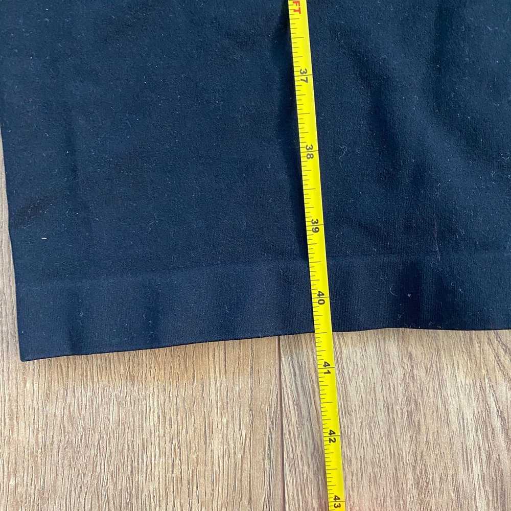 NWOT Helmut Lang Cutout Midi Dress Black Seamless… - image 9