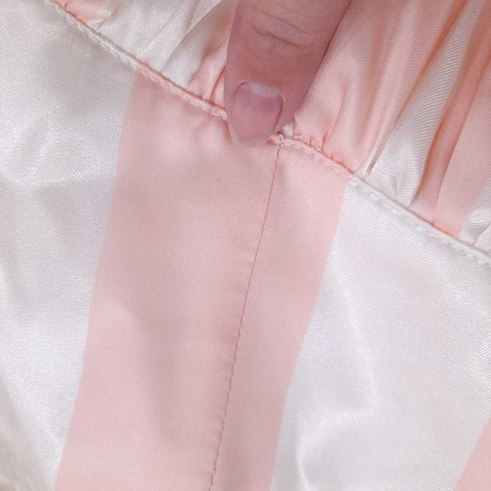 Vintage Gunne Sax Dress sz 7 peach pink stripes L… - image 7
