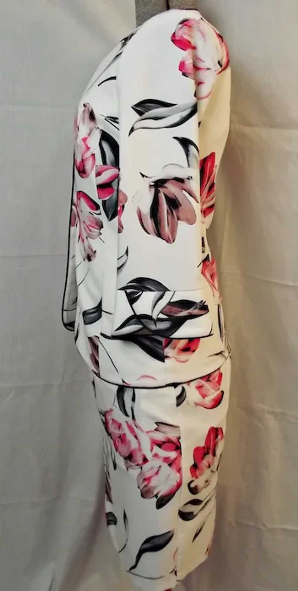 Joseph Ribkoff Signature Womens Dress Floral Belt… - image 4