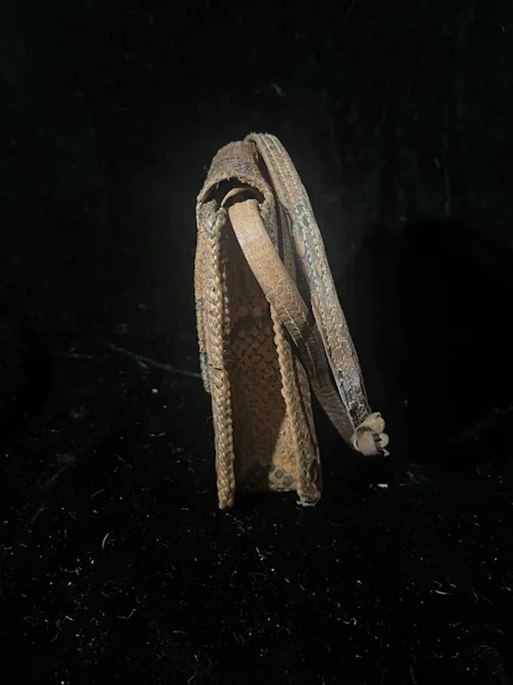 Small Vintage Snake Skin Purse - image 3