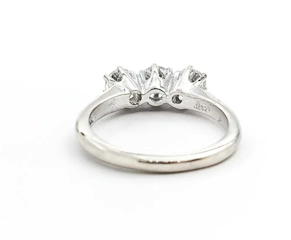 Vintage .86ctw Diamond Ring In White Gold - image 10