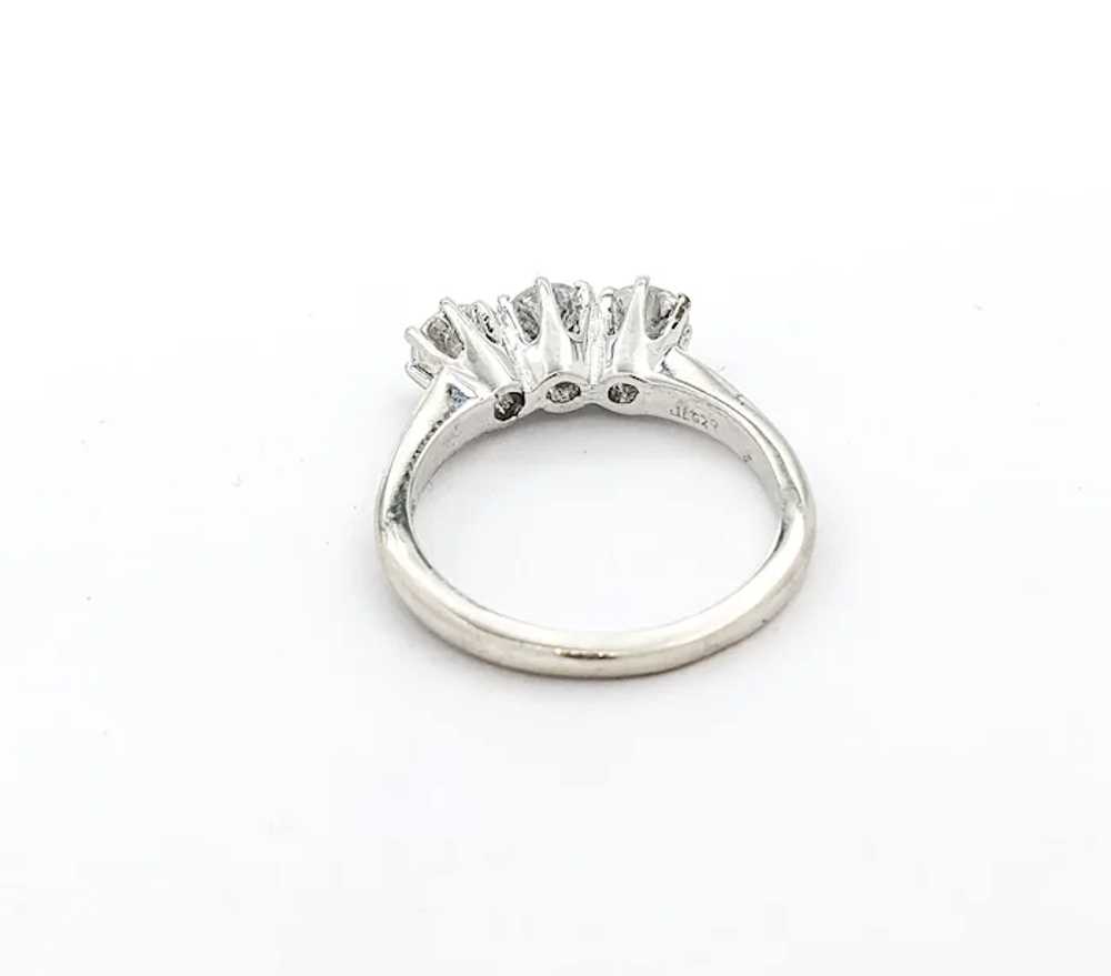 Vintage .86ctw Diamond Ring In White Gold - image 8