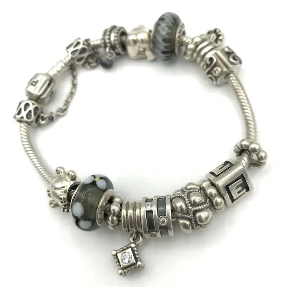 Pandora Silver 925 Bracelet.15 Authentic Charm - image 2