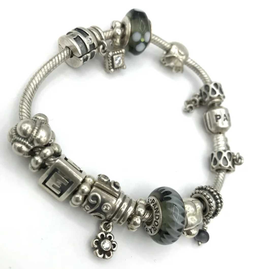 Pandora Silver 925 Bracelet.15 Authentic Charm - image 3