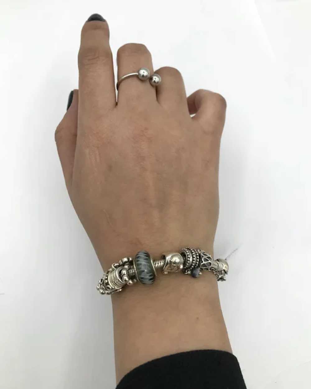 Pandora Silver 925 Bracelet.15 Authentic Charm - image 4