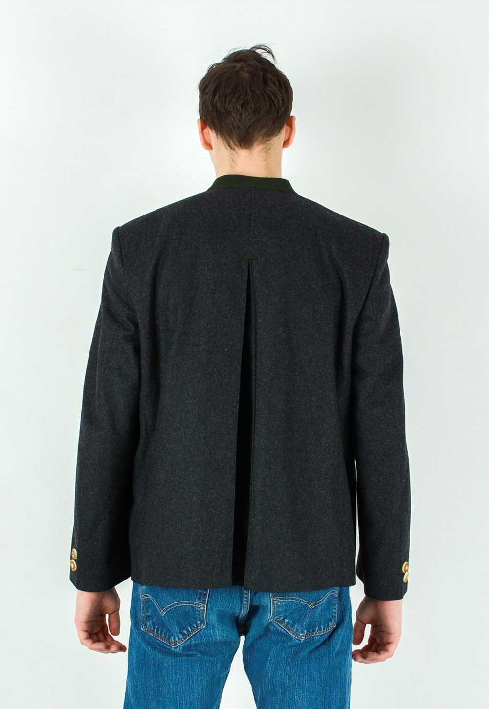 Lodenfrey trachten UK 40 US Blazer Coat Wool Okto… - image 3