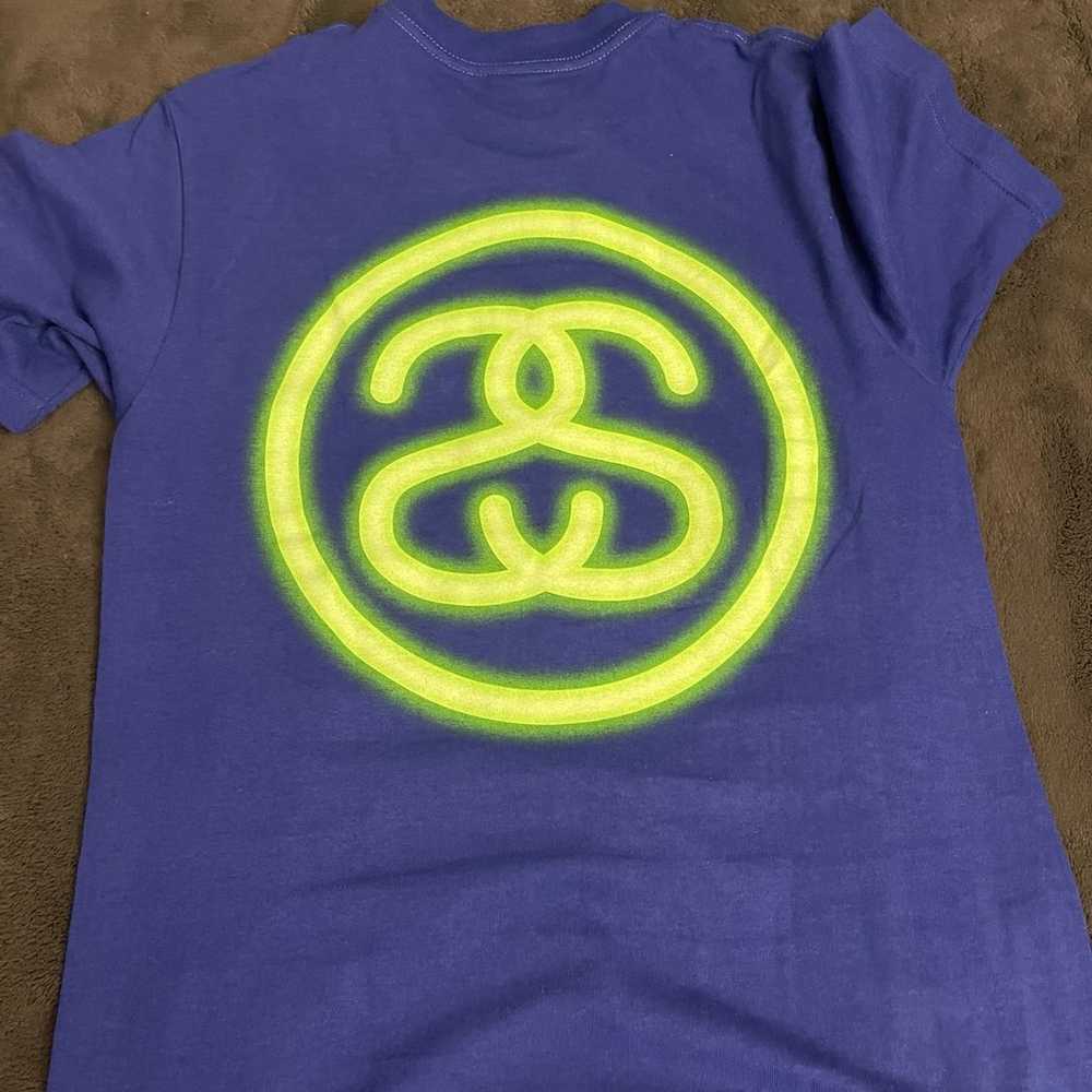 Stussy Vintage Neon Tee Size Small - image 2