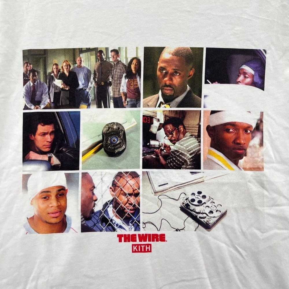 Kith The Wire Cast Shirt Mens Small White Long Sl… - image 4
