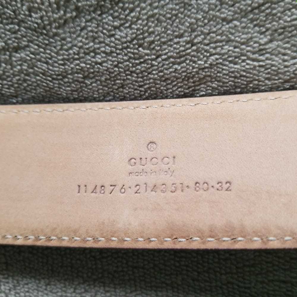 Gucci Interlocking Buckle patent leather belt - image 4