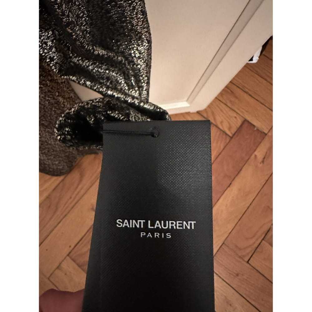 Saint Laurent Silk mini dress - image 5
