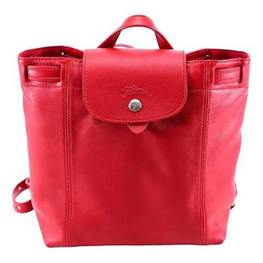 Longchamp Pliage leather backpack - image 1