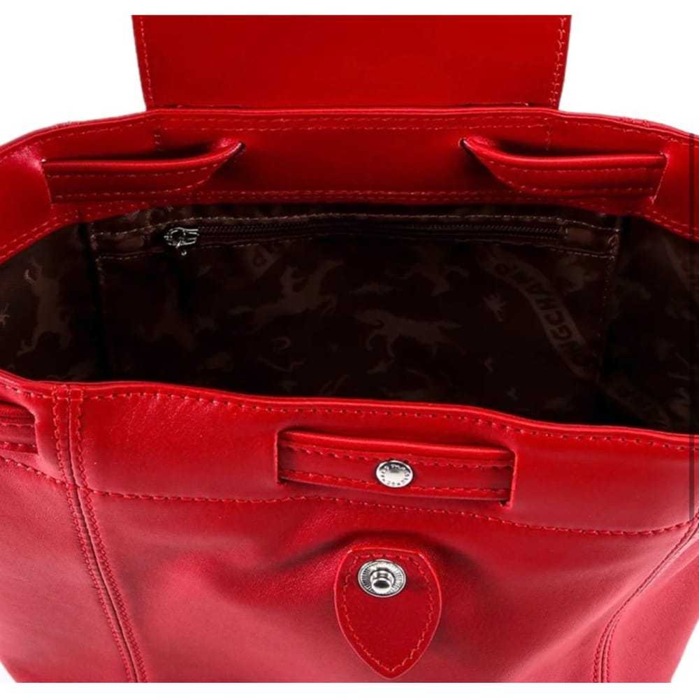 Longchamp Pliage leather backpack - image 3